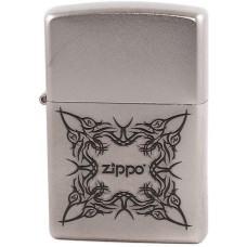 Зажигалка Zippo 205 Tattoo Design Satin Chrome Бензиновая