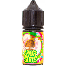 Жидкость Sour Soul Salt 30 мл White Peach 55 мг/мл