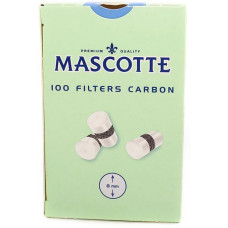 Фильтры для самокруток MASCOTTE Filters Carbon 8 мм 100 шт