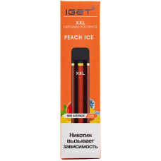 Вейп IGET XXL Peach Ice Ледяной Персик 20 мг 950 mAh Одноразовый