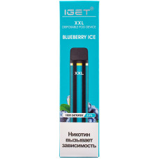Вейп IGET XXL Blueberry Ice Черника с холодом 20 мг 950 mAh Одноразовый